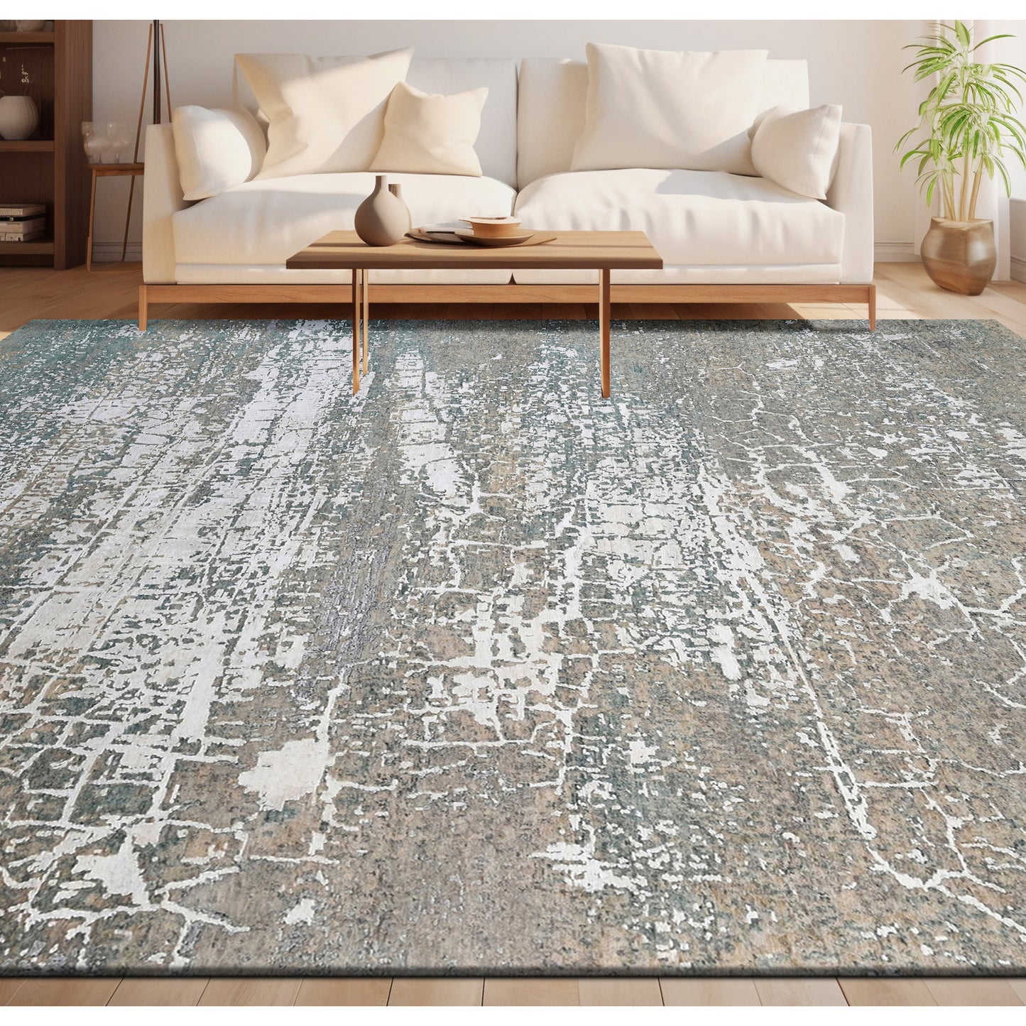 HIMALAYAN ART WINDSOM BC016 TURQUOISE / GREY