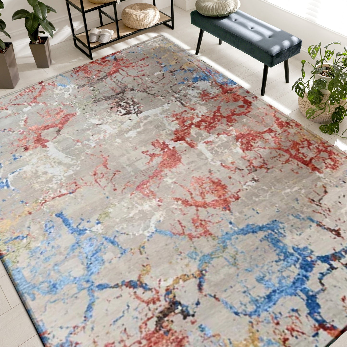 HIMALAYAN ART WINDSOM BR198 BEIGE / MULTI