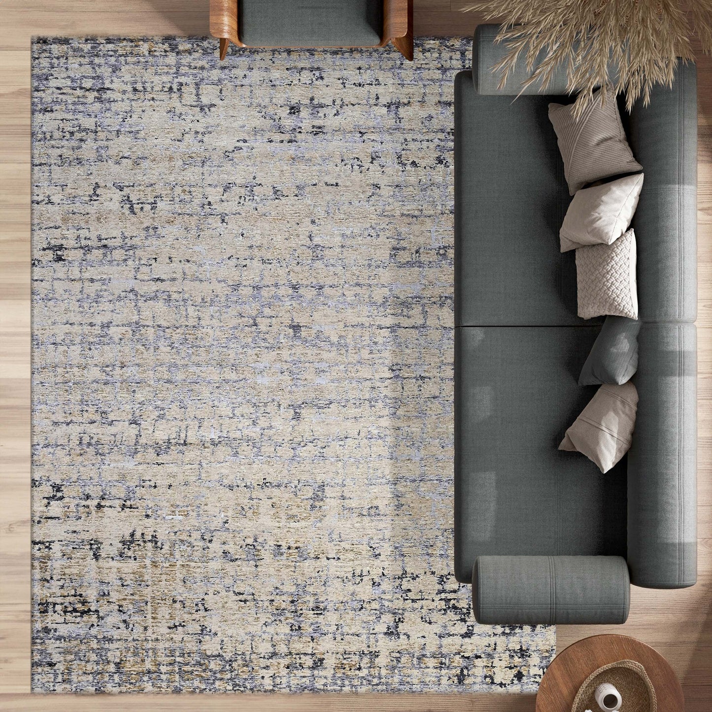 HIMALAYAN ART WINDSOM BRD27 BEIGE / GOLD