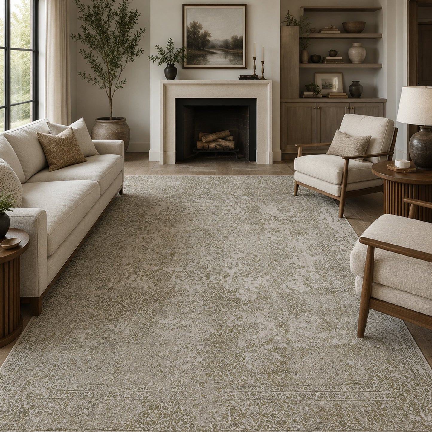 HIMALAYAN ART WINDSOM C1309 BEIGE / BROWN