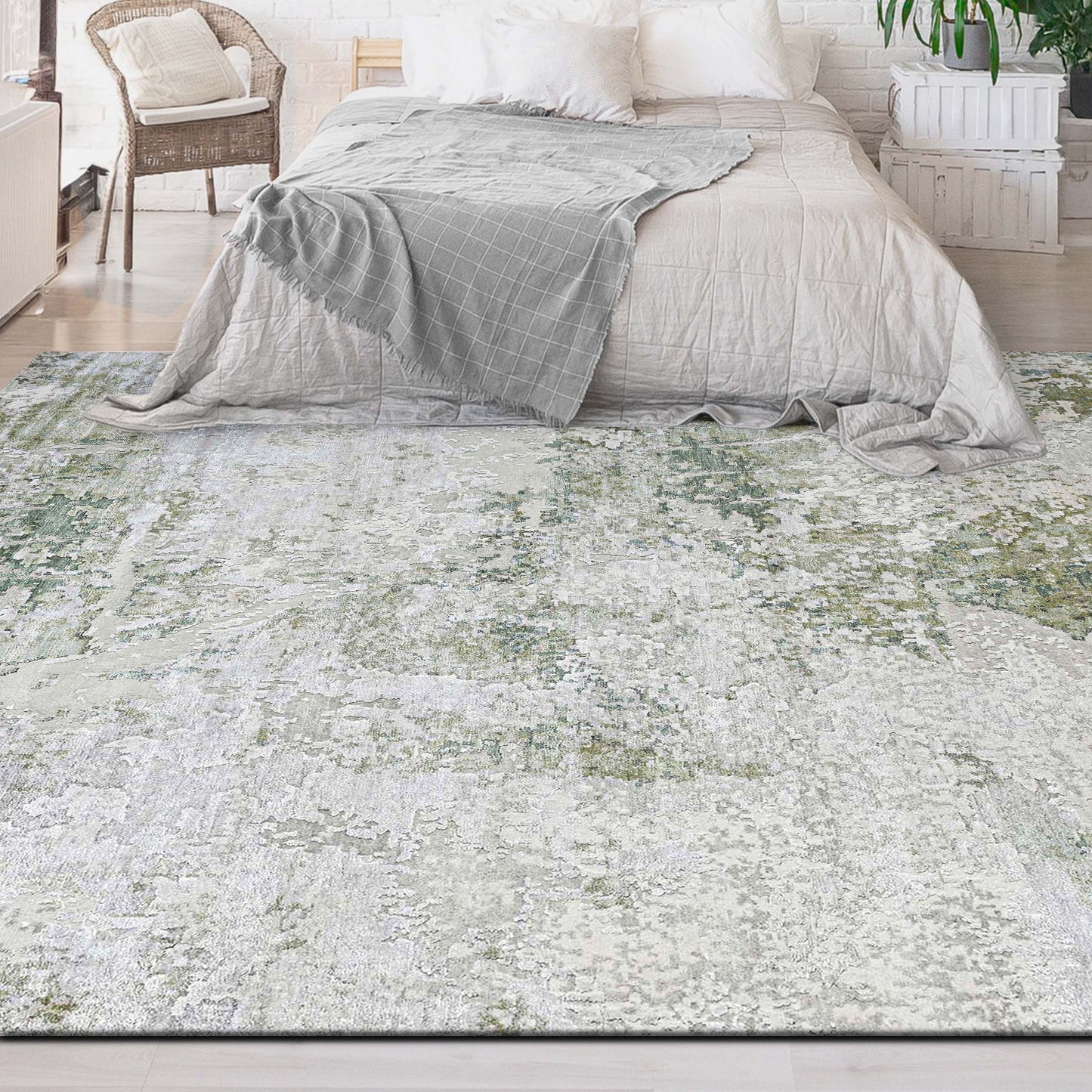 HIMALAYAN ART WINDSOM F1216 IVORY / GREEN