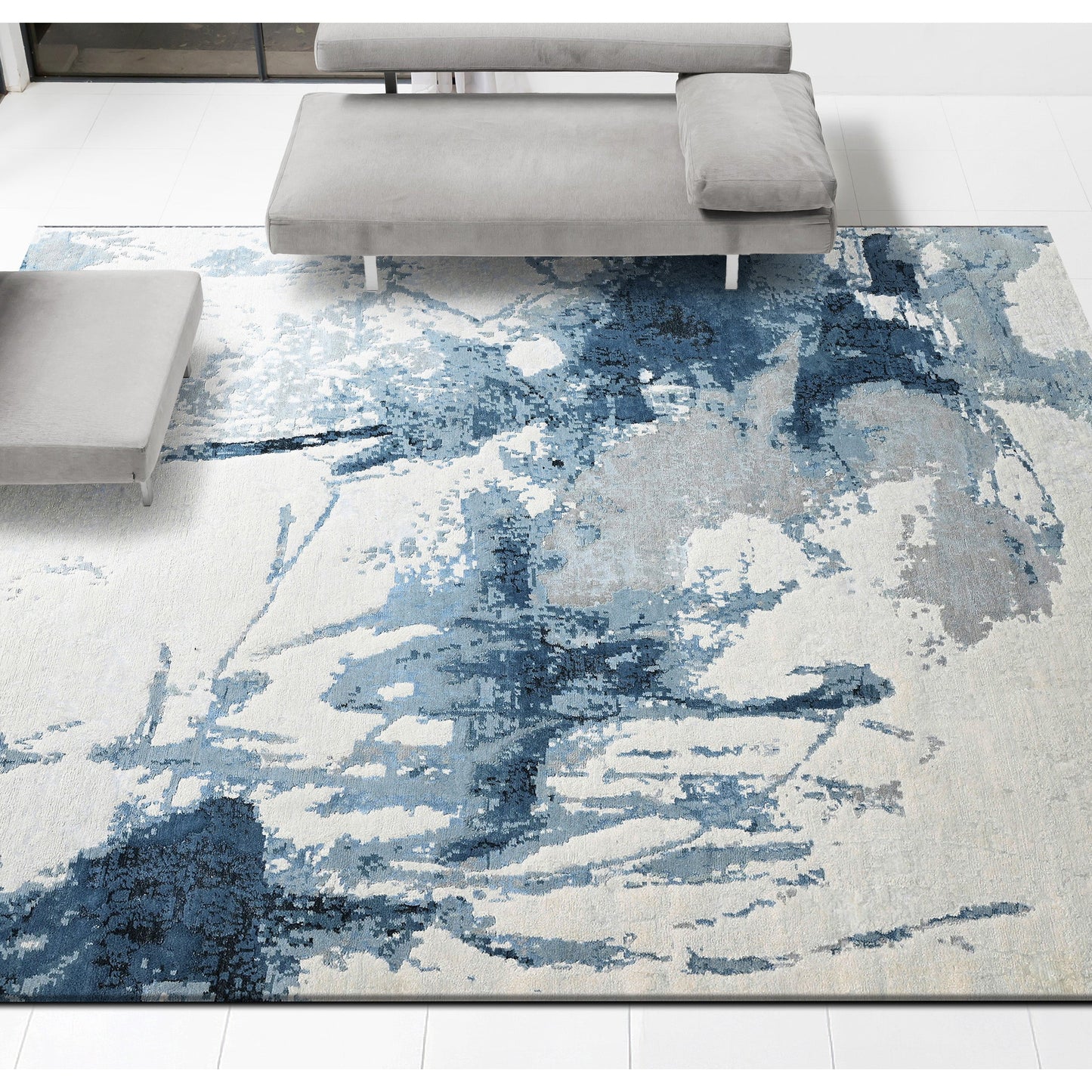 HIMALAYAN ART WINDSOM F1802 IVORY / BLUE