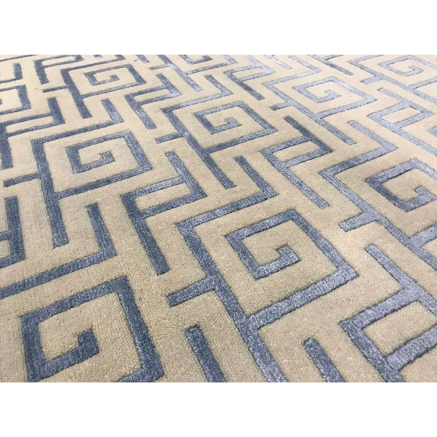 HIMALAYAN ART WINDSOM MAT1C IVORY / BLUE