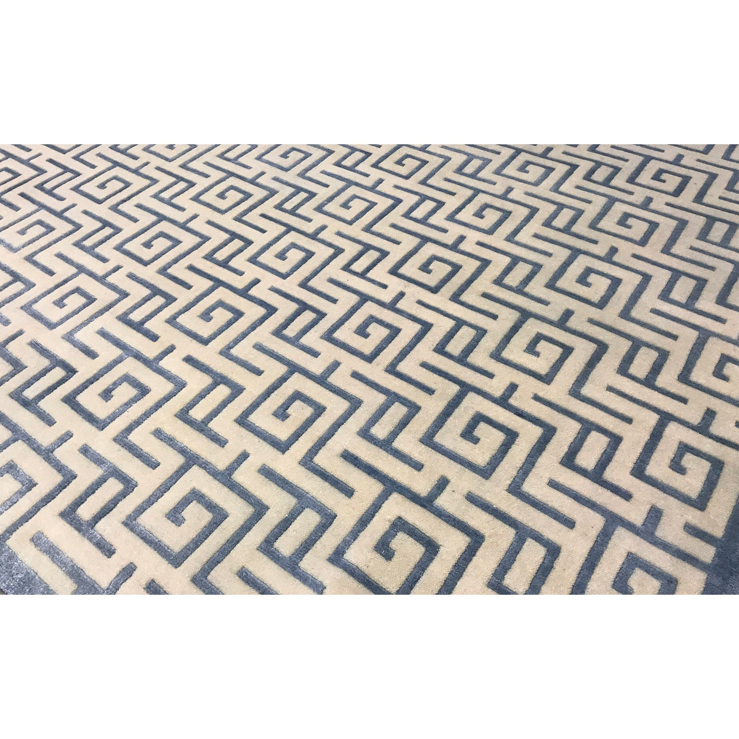 HIMALAYAN ART WINDSOM MAT1C IVORY / BLUE