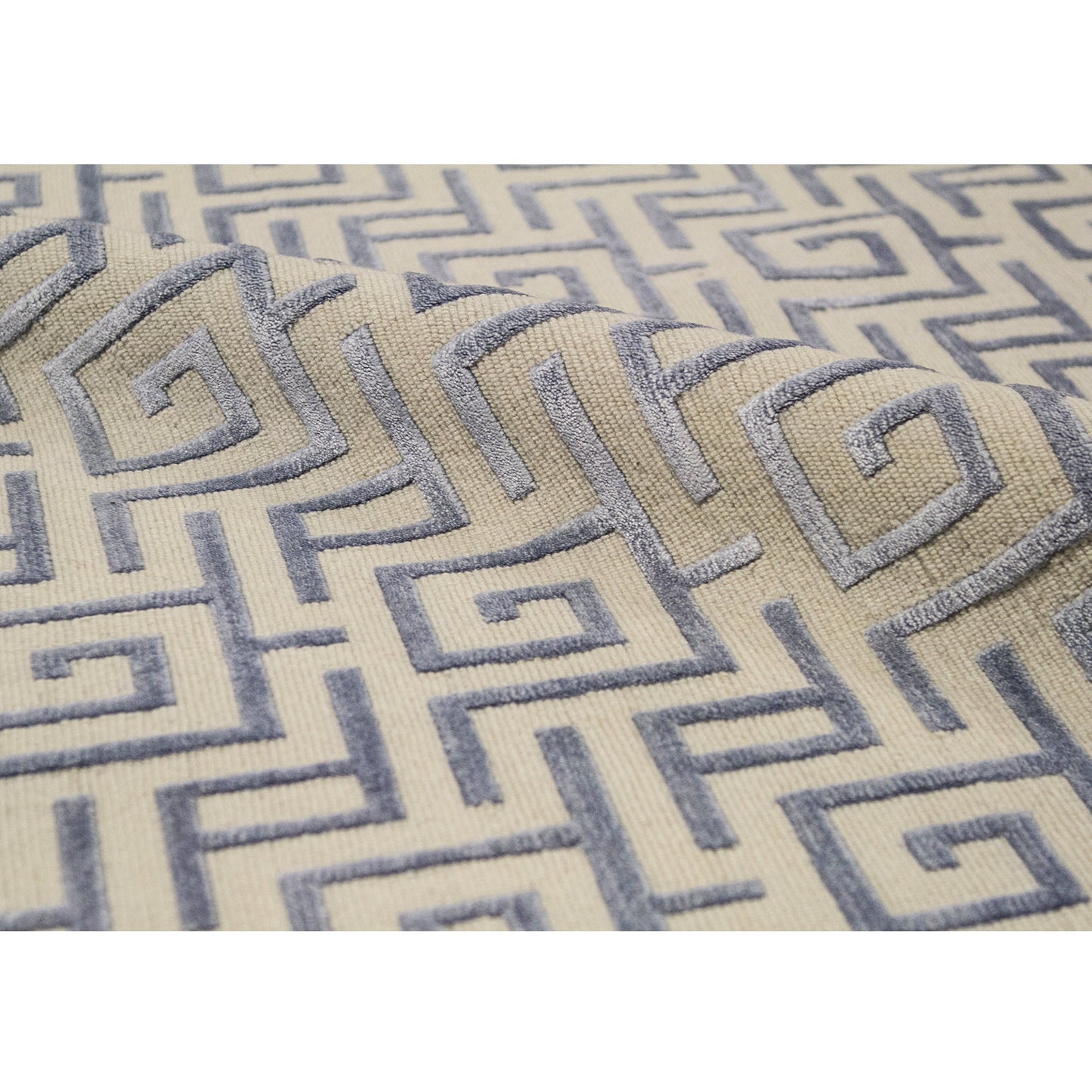 HIMALAYAN ART WINDSOM MAT1L IVORY / BLUE