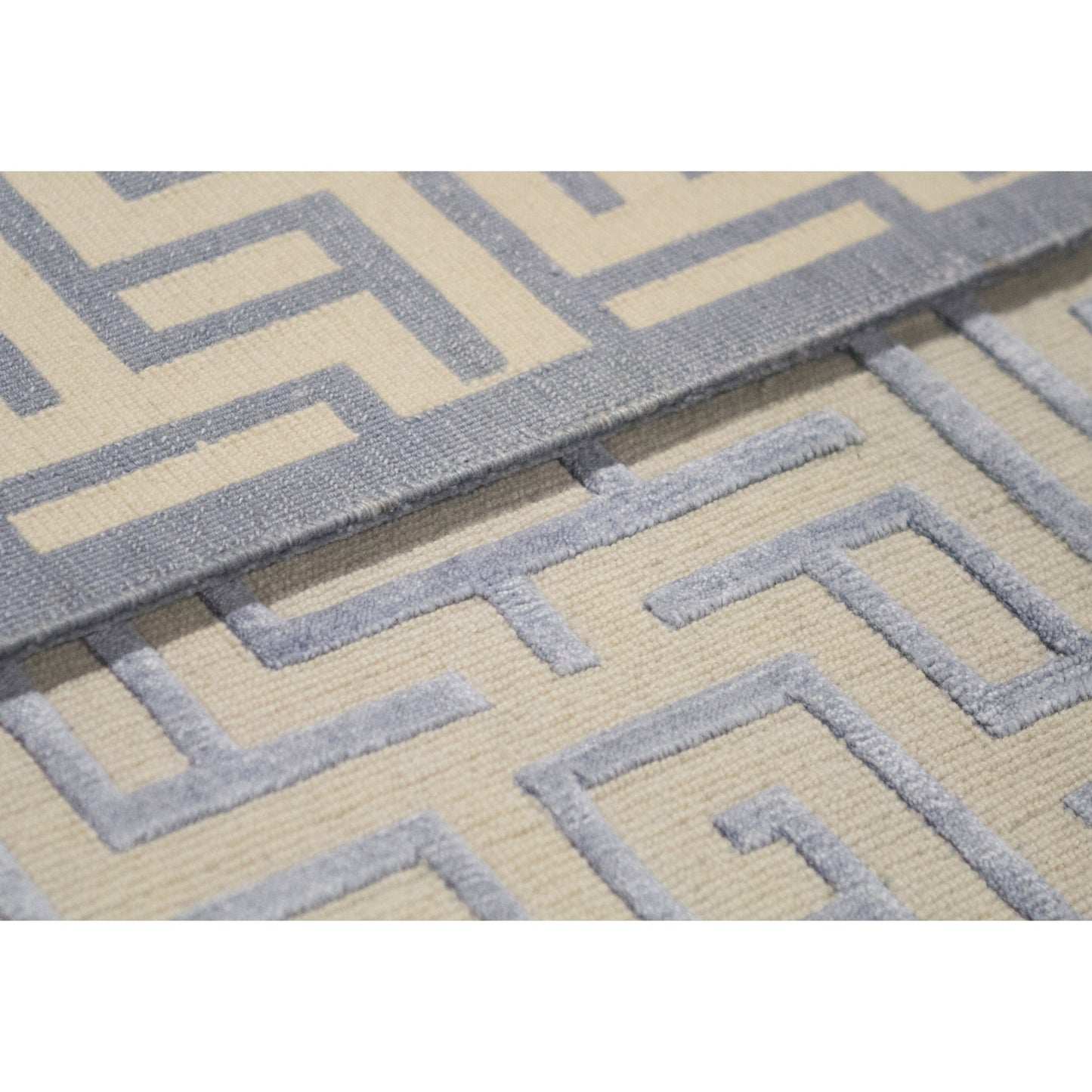 HIMALAYAN ART WINDSOM MAT1L IVORY / BLUE
