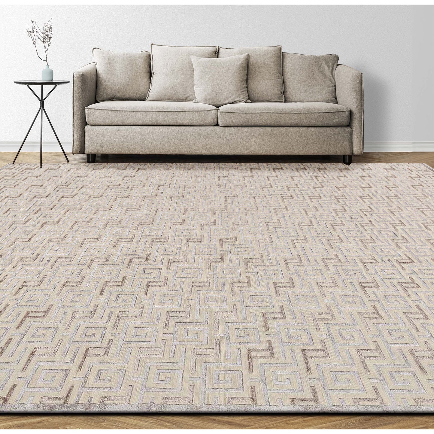 HIMALAYAN ART WINDSOM MAT1L MATRIX IVORY / CAMEL