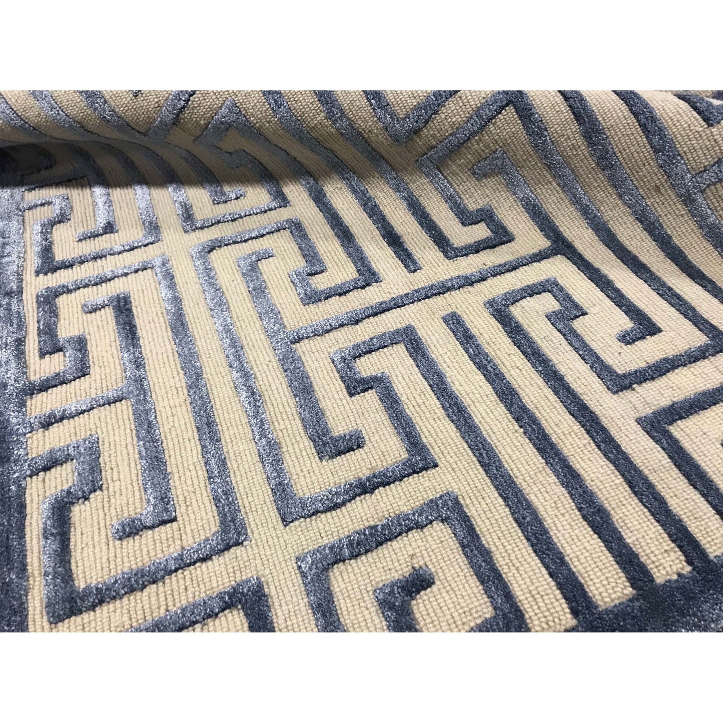 HIMALAYAN ART WINDSOM MAT2L MATRIX IVORY / BLUE