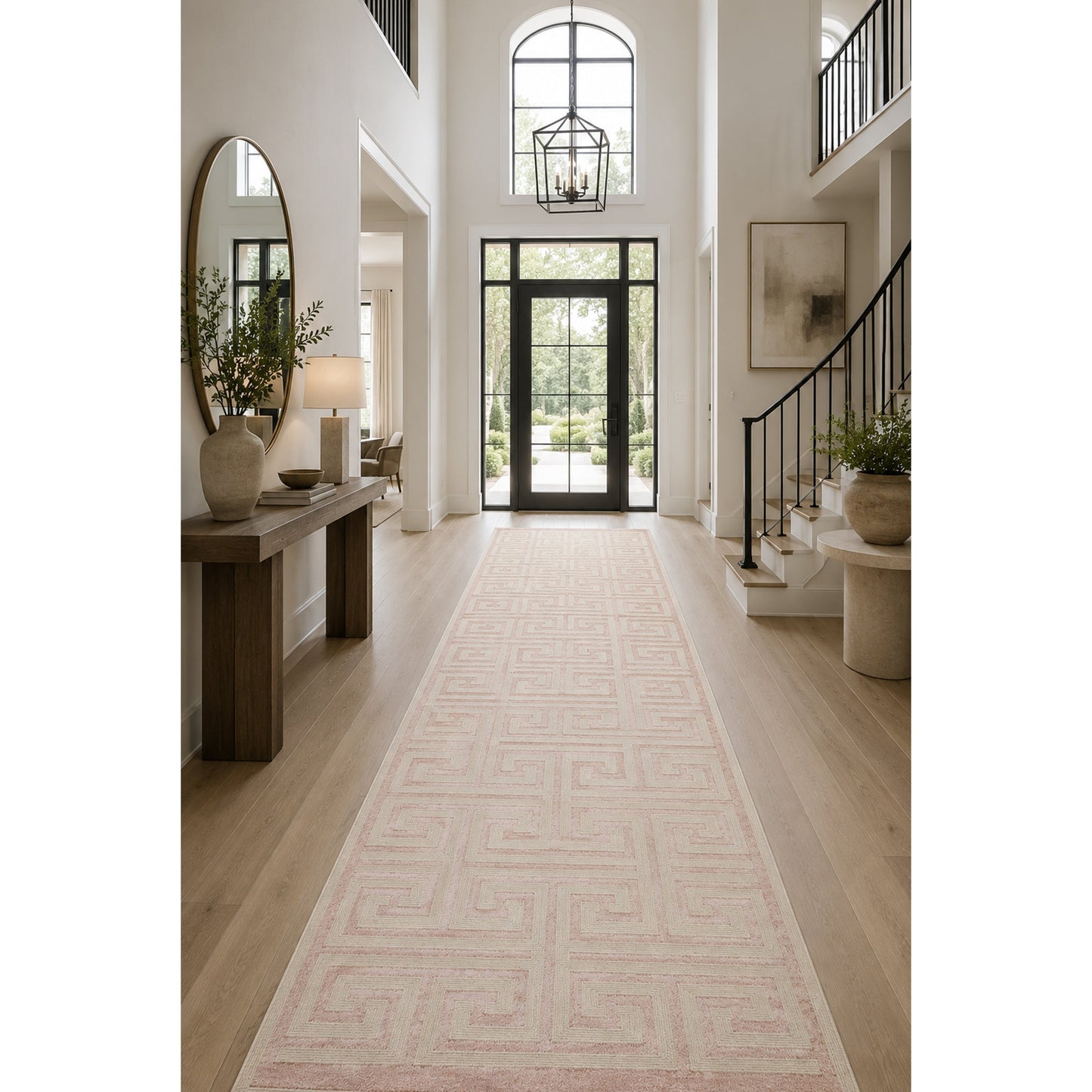 HIMALAYAN ART WINDSOM MAT2L IVORY / PINK