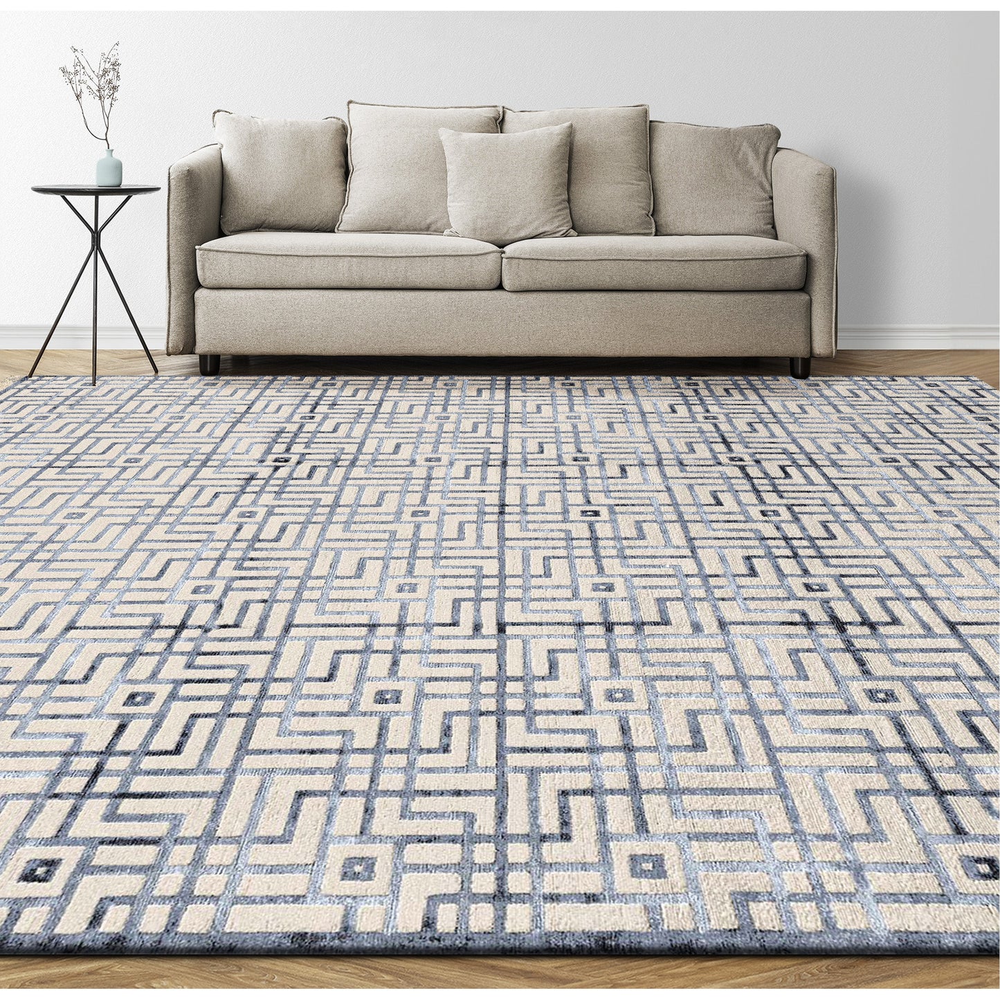 HIMALAYAN ART WINDSOM MAT3L MATRIX BLUE / SILVER