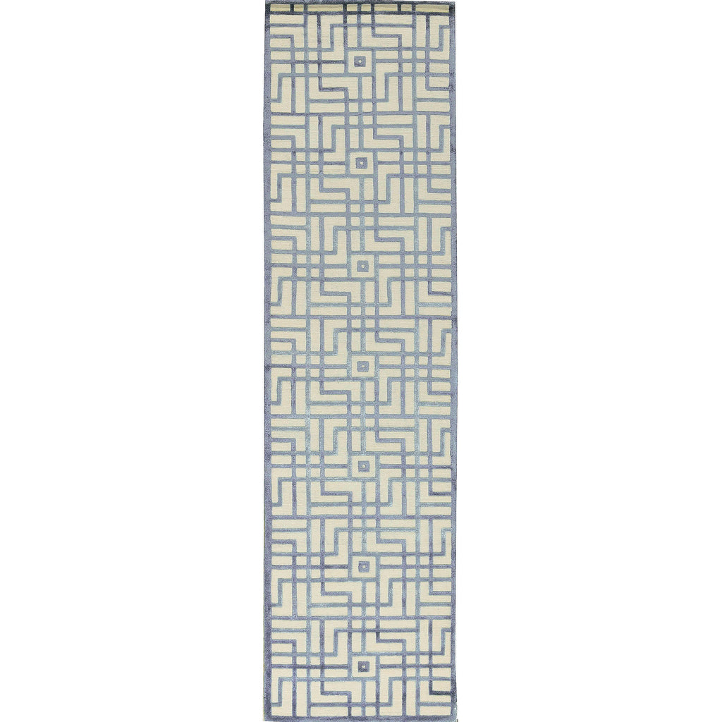 HIMALAYAN ART WINDSOM MAT3L IVORY / BLUE