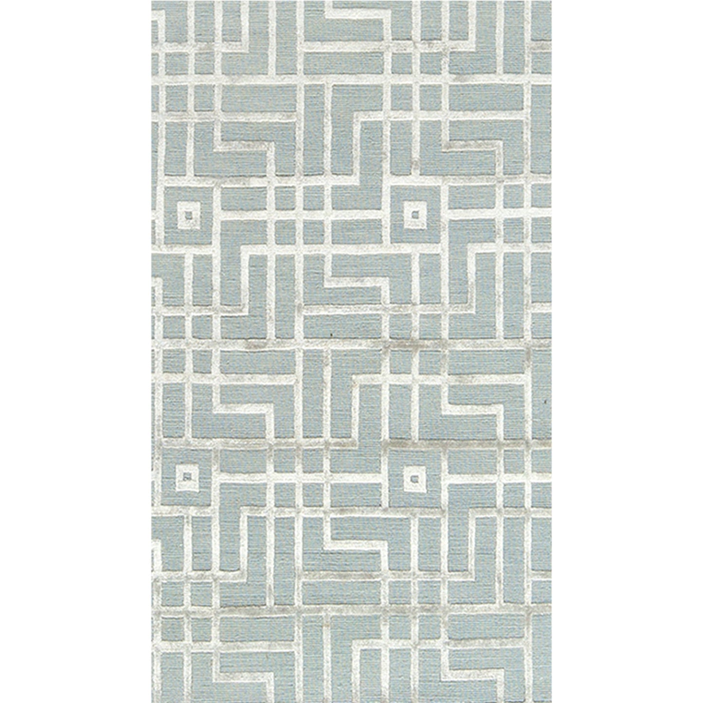 HIMALAYAN ART WINDSOM MAT3L IVORY / BLUE