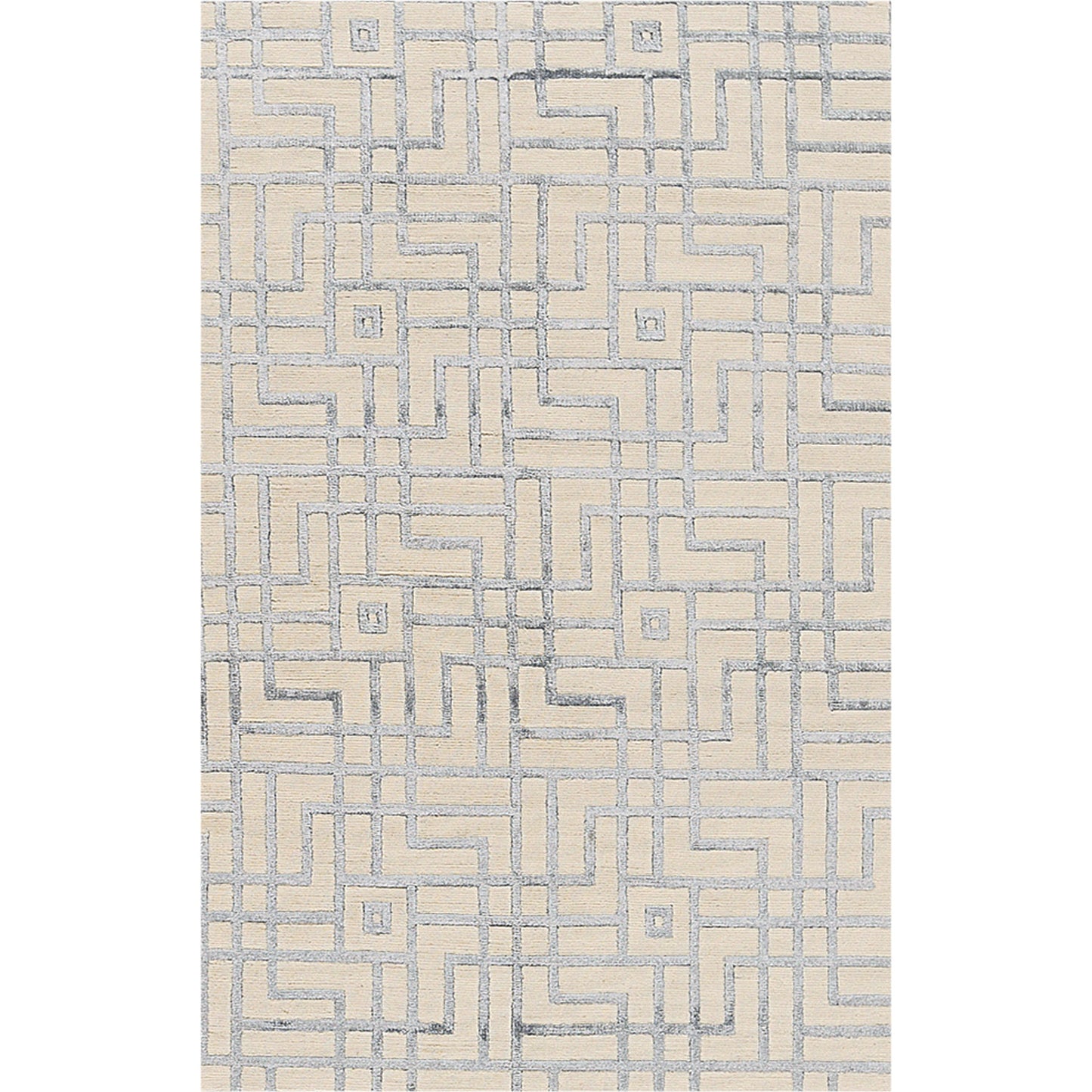 HIMALAYAN ART WINDSOM MAT3L LIGHT BLUE / IVORY