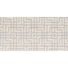 HIMALAYAN ART WINDSOM MAT3L LIGHT BLUE / IVORY