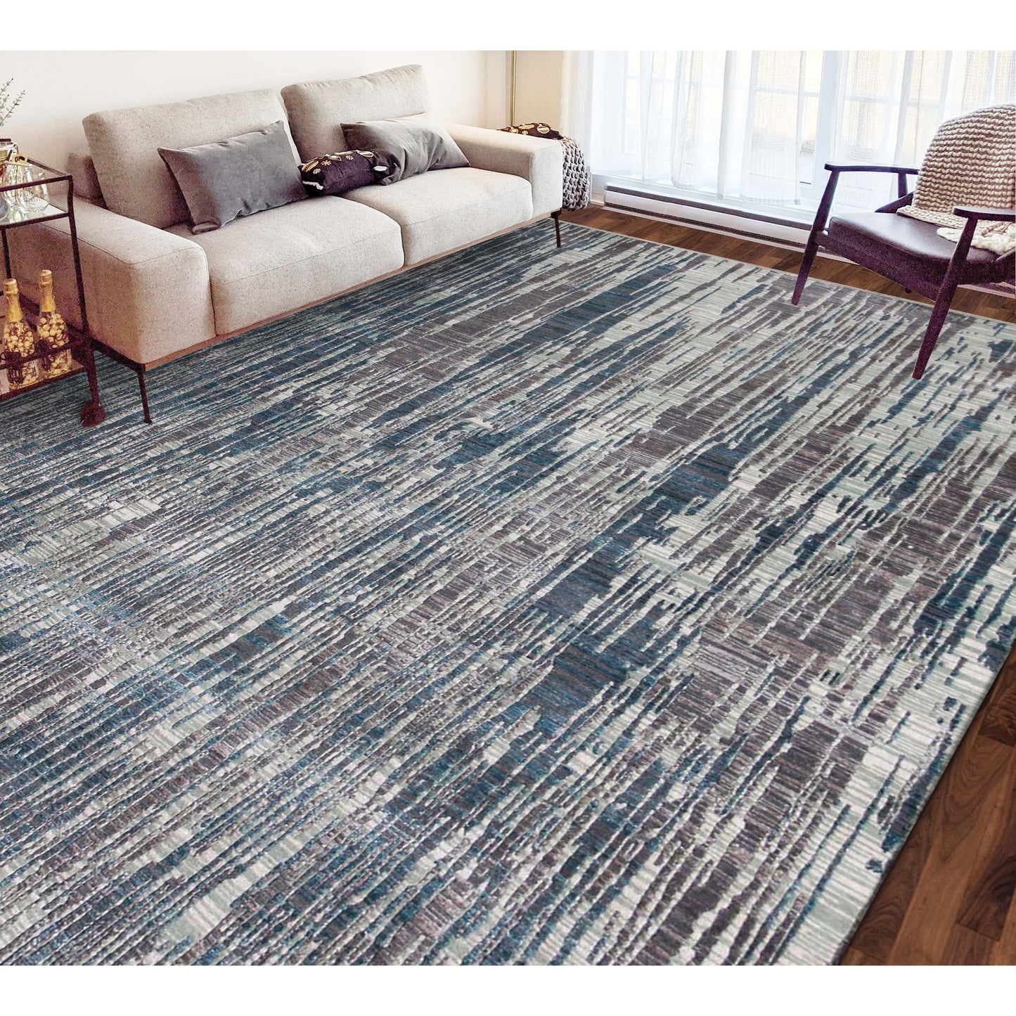 HIMALAYAN ART WINDSOM OT119 GREY / TEAL