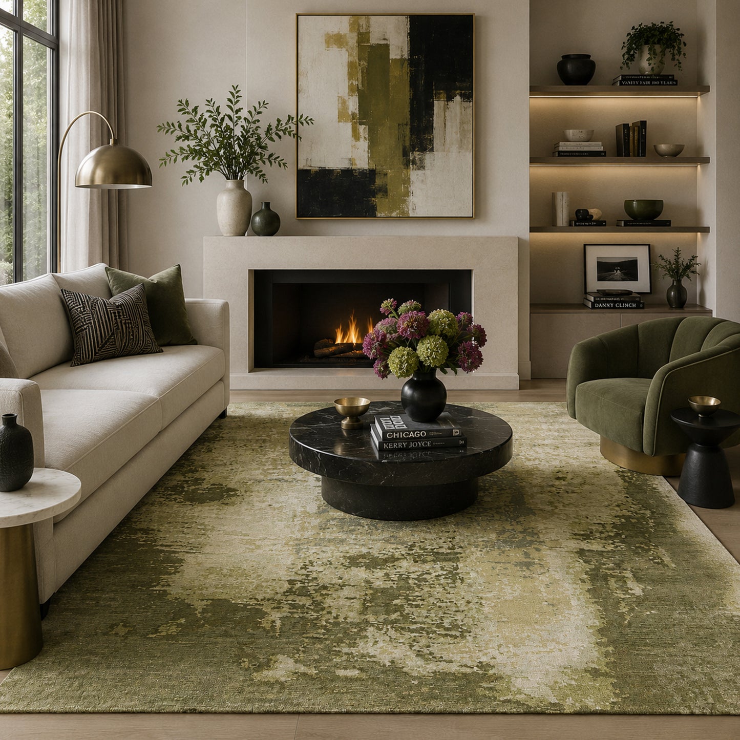 HIMALAYAN ART WINDSOM OT137 LIGHT GREEN / GREY