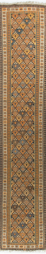 Antique Persian Veramin Kilim Circa 1900