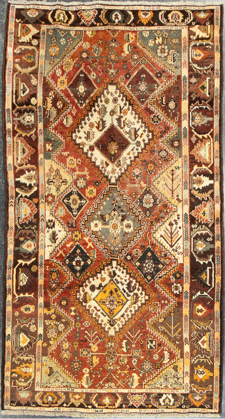 Antique Shiraz Rug Circa1900