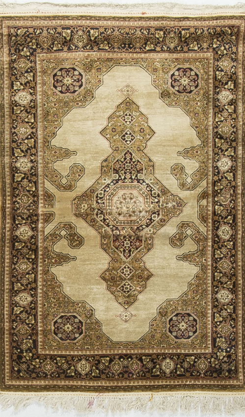 Persian Silk Qum Rug
