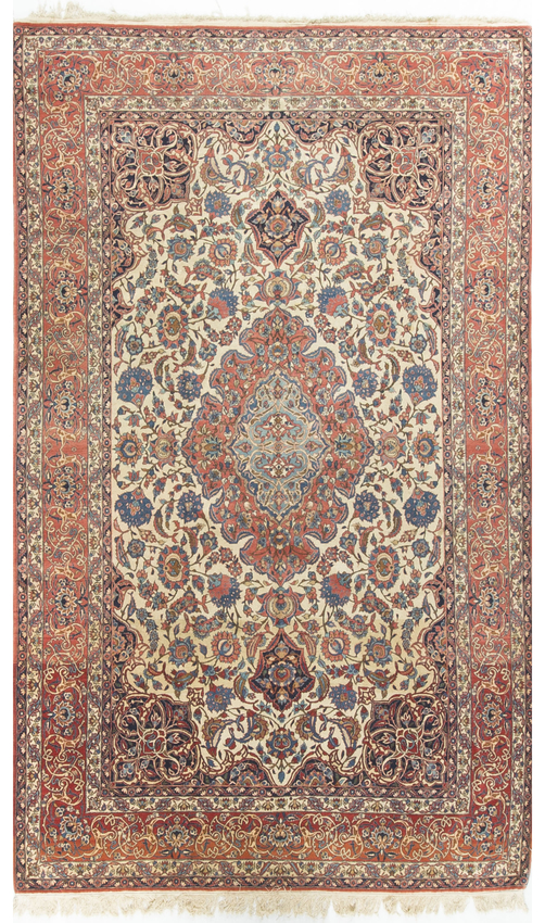 Antique Persian Isfahan Rug Circa 1900