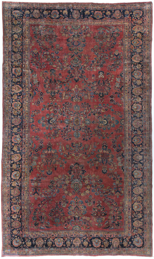 Antique Persian Sarouk Rug Circa 1900