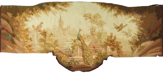 A  French circa 1830 tapestry panel. 