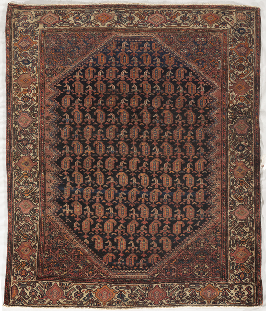 Antique Persian Malayer Rug circa 1900.
