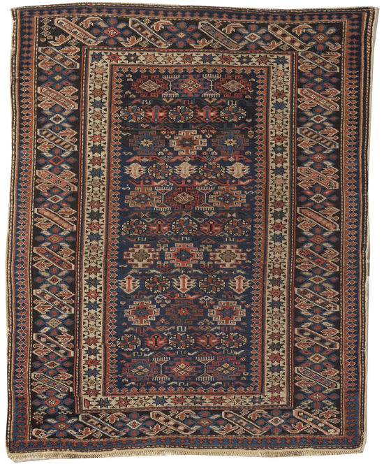 Antique Caucasian Chichi rug circa 1880