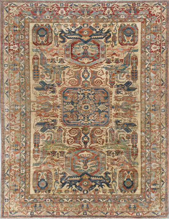 Kazak Hand Made. Ivory/Red