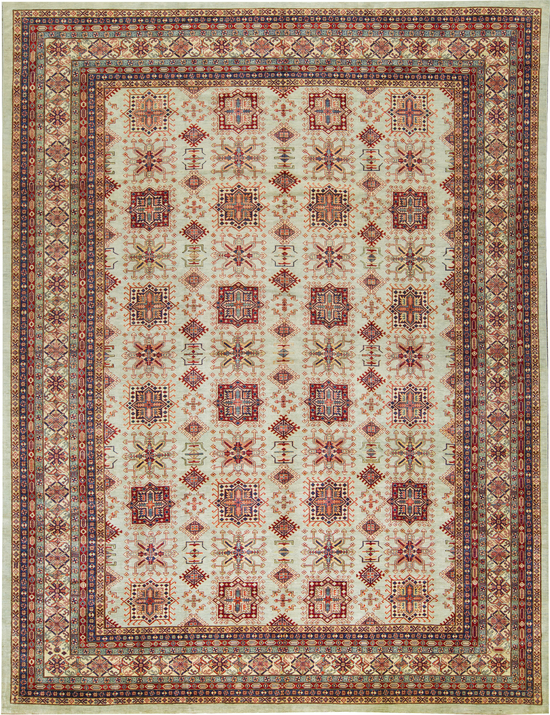 Kazak Silver/Red