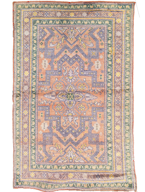 ANTIQUE AGRA AGRAC RUST / MULTI