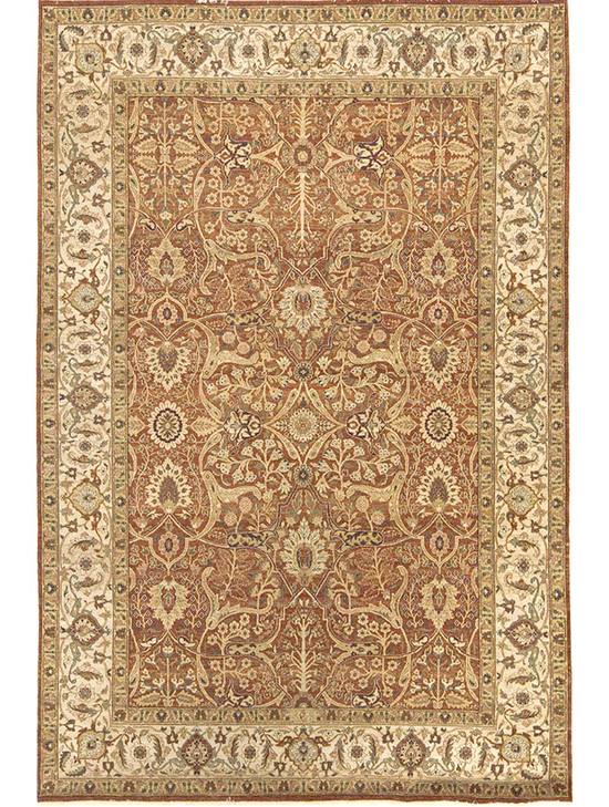 HADJI JALILI TABRIZ RUST / BEIGE