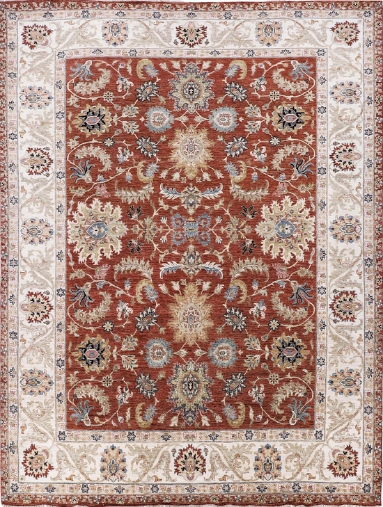 ALLENTON AL538 RUST / IVORY