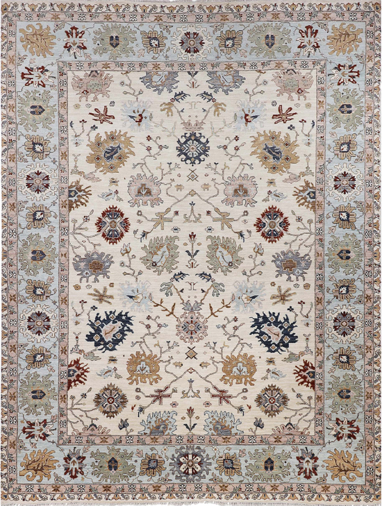 ALLENTON AL622 IVORY / BLUE