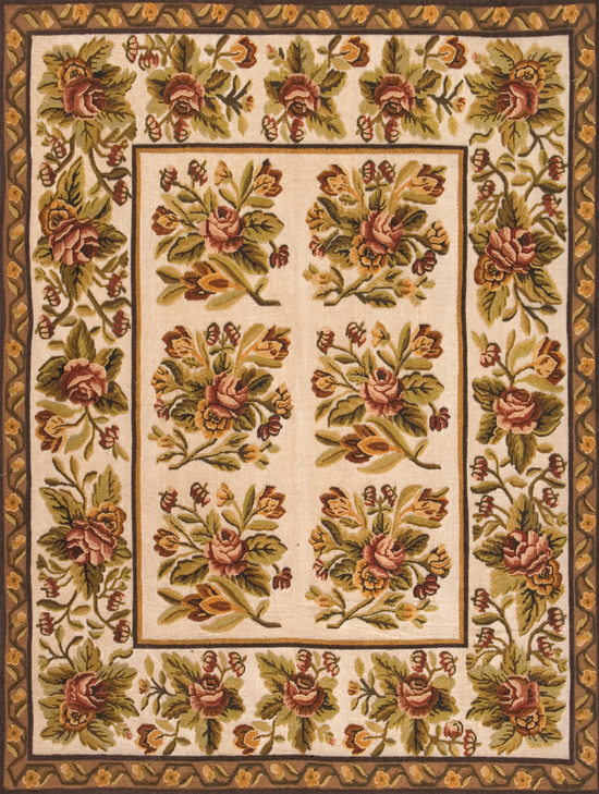 GENUINE AUBUSSON x TAIPE ROSE (CUT-PILE)