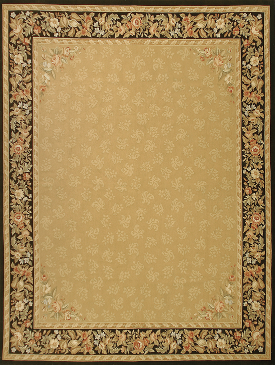 GENUINE AUBUSSON RENNES GOLD / BLACK