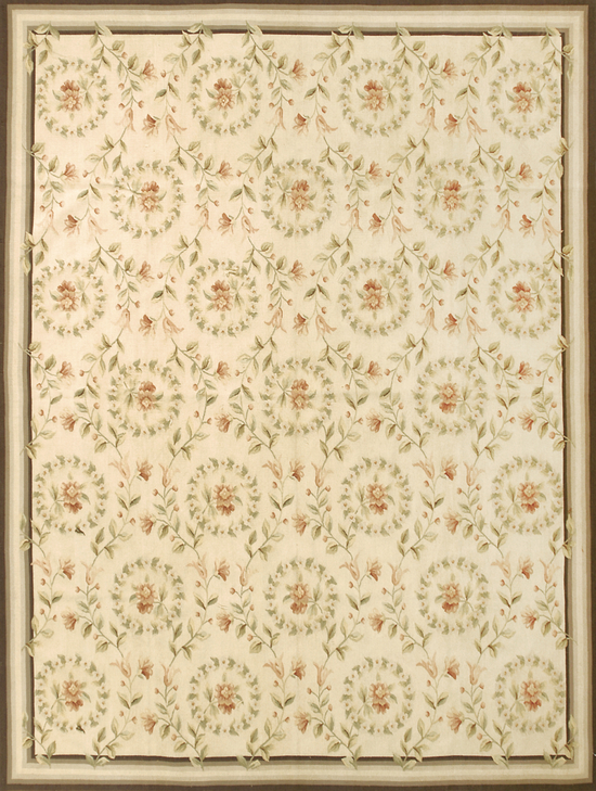 GENUINE AUBUSSON ROUEN IVORY