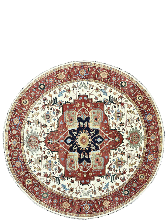 BAKSHAHESH B1208 IVORY / RED