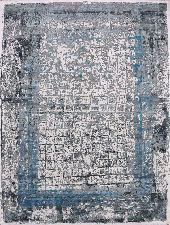 CANTERBURY SILK JM250 MULTI / LIGHT BLUE