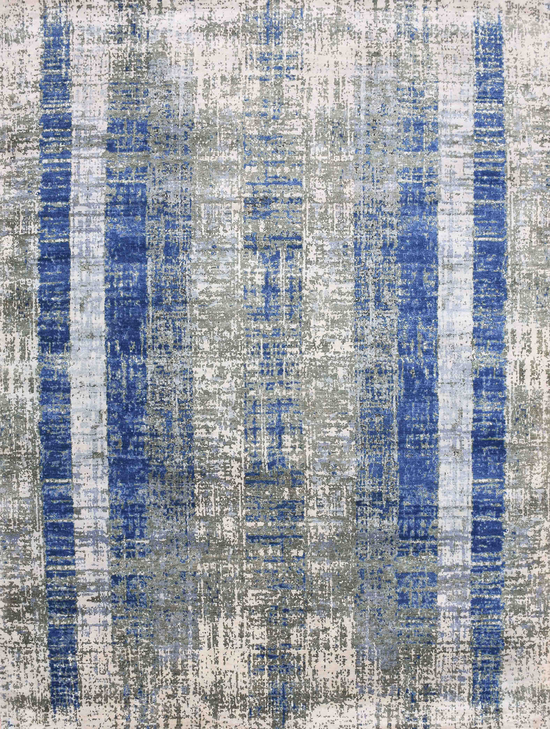 CANTERBURY SILK JM267 IVORY / BLUE
