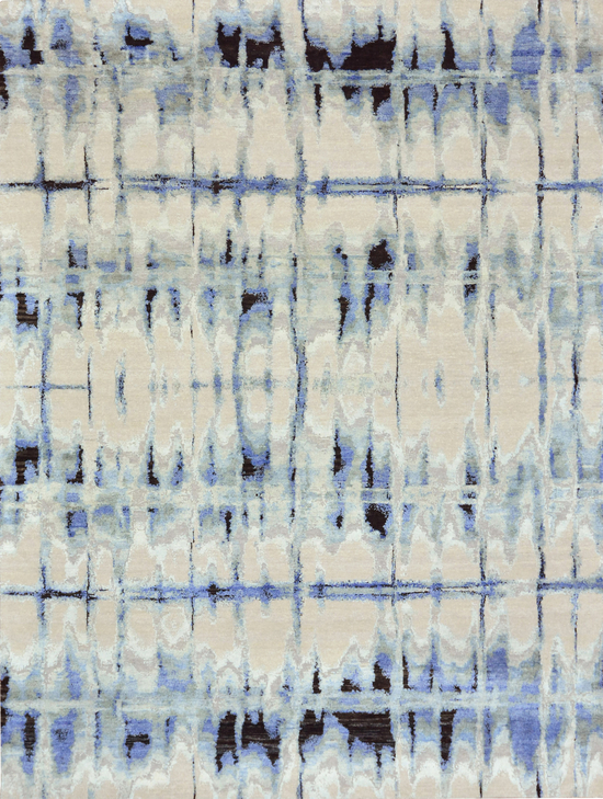 CANTERBURY SILK JOR37 IVORY / BLUE