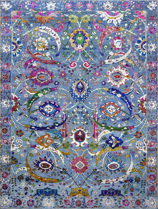 CANTERBURY SILK JPR03 LIGHT BLUE / BLUE