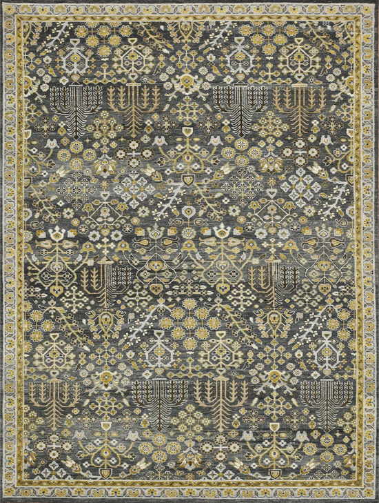 CANTERBURY SILK JPS42 CHARCOAL / GOLD