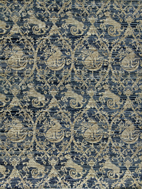 CANTERBURY SILK JS124 CHARCOAL / CAMEL