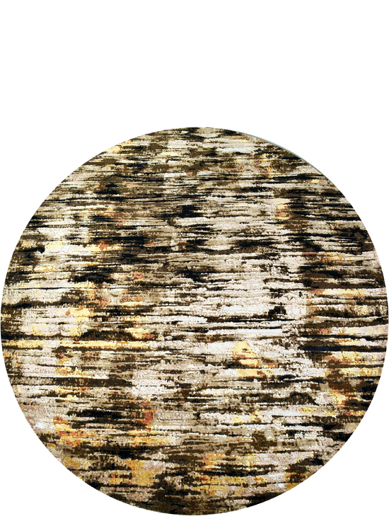 CANVAS ART WITH SILK C9425 BROWN
