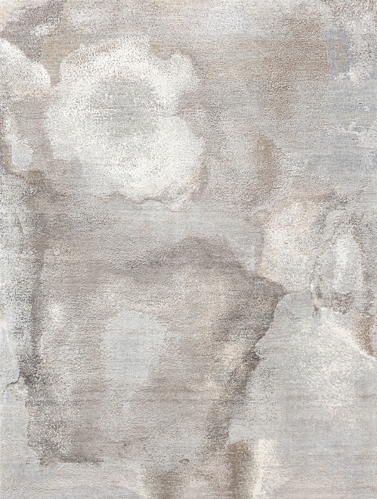 CANVAS ART WITH SILK J1066 BEIGE / SILVER