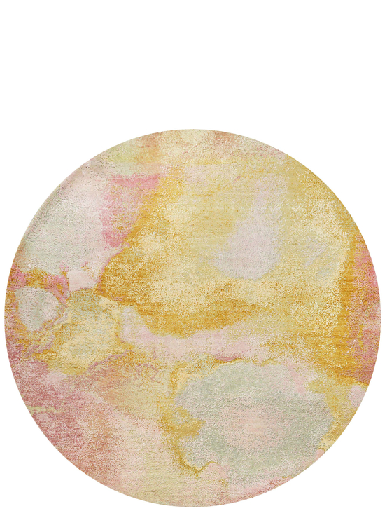 CANVAS ART WITH SILK J1066 PINK / GOLD