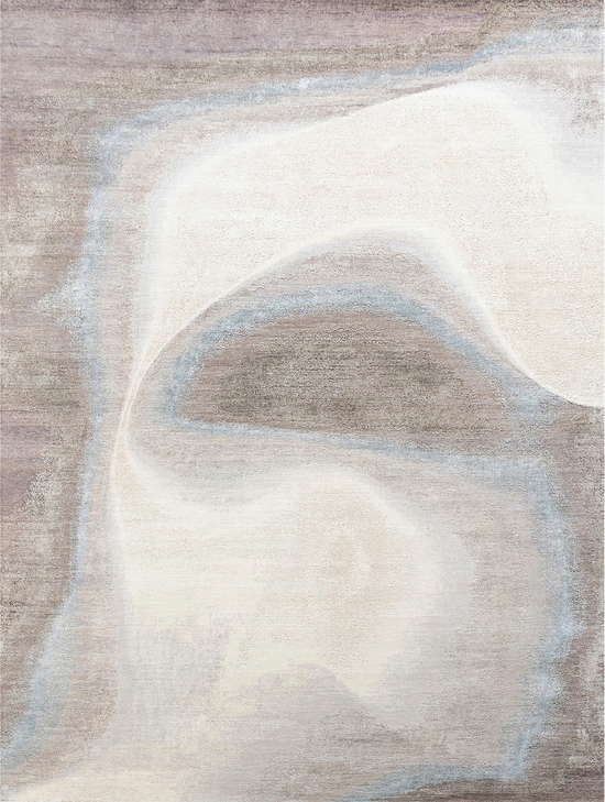 CANVAS ART WITH SILK JCD16 BEIGE / LIGHT GREY