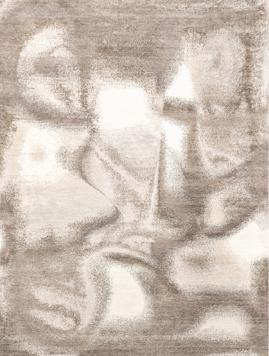 CANVAS ART WITH SILK JCD17 BEIGE / GREY