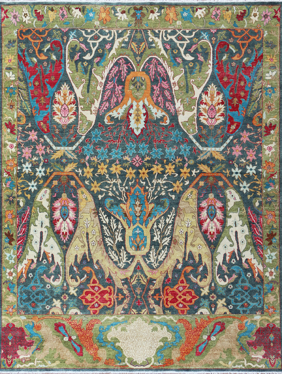 GREENWICH 48409 DARK GREY / GREEN